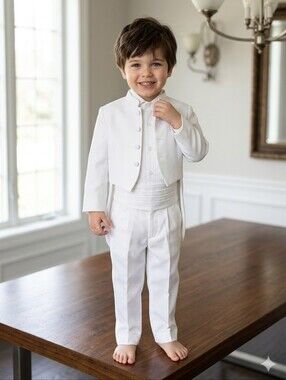 Boys white Tuxedo
